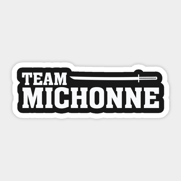 Team Michonne – Samurai Sword Sticker by nobletory